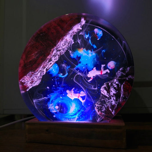 GALAXY SPACE Epoxy Lamp