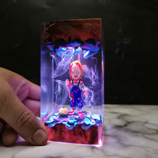 Chucky Resin Lamp