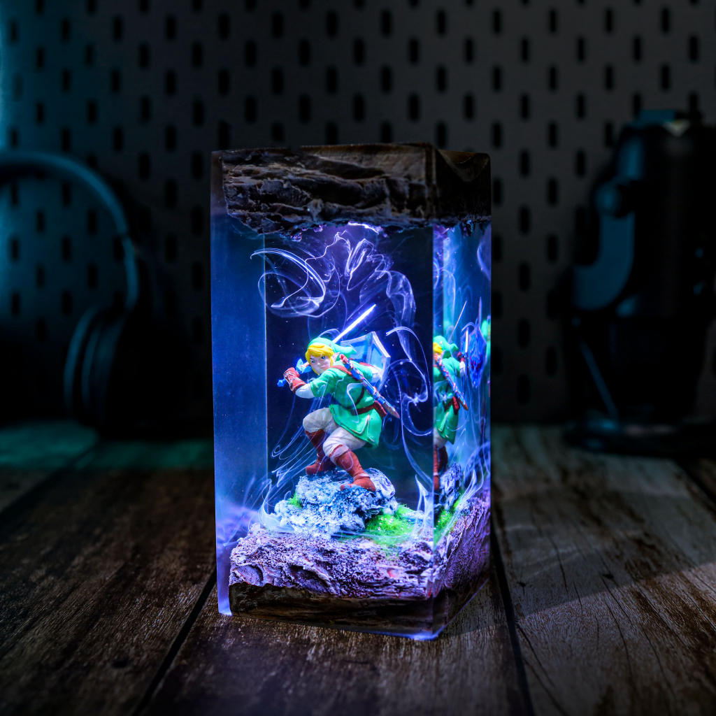 The Legend of Zelda Link Epoxy Lamp