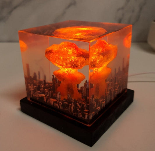 Nuke bomb fallout 4 Resin Lamp