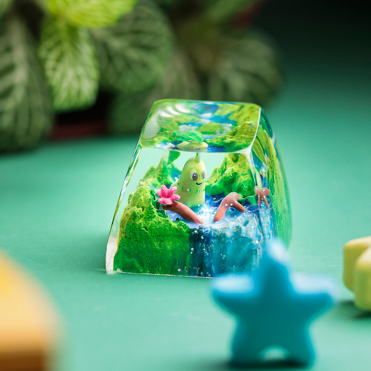 CHIKORITA POKEMON – ARTISAN KEYCAP