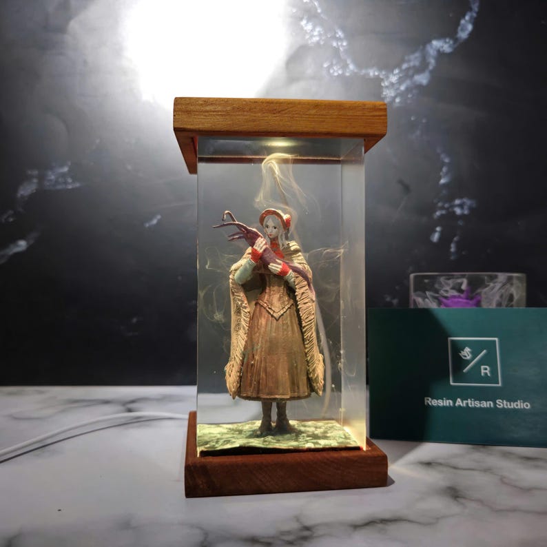 The Doll - Bloodborne Resin Lamp