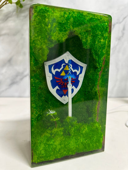 Hylian shield figure Resin Lamp