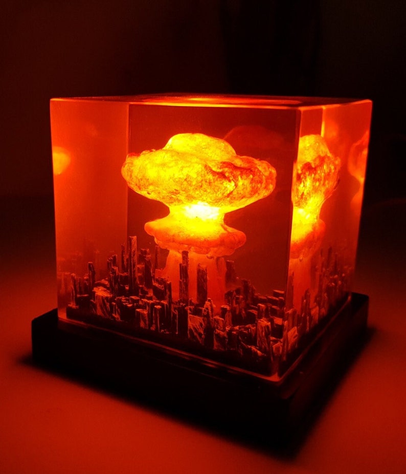 Nuke bomb fallout 4 Resin Lamp