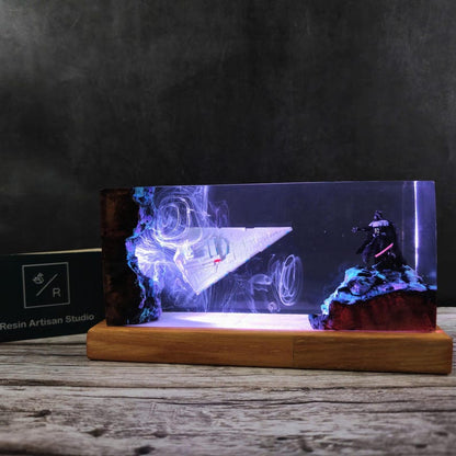 Customer Star War resin lamp