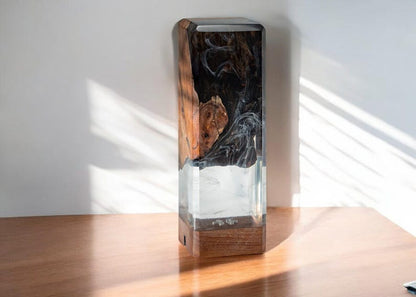 DEEP Transparent Resin Epoxy Lamp, Night Light