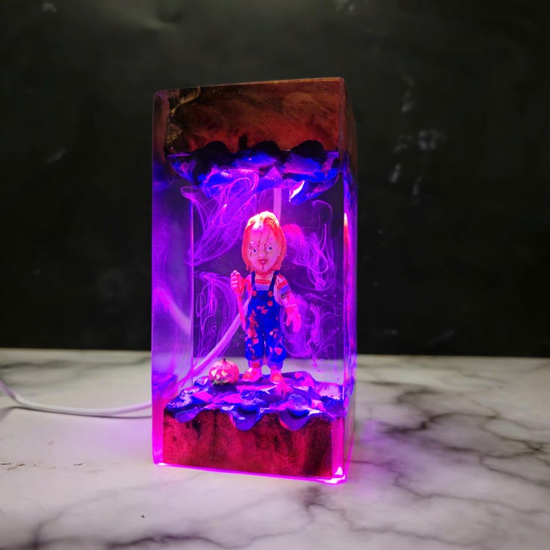 Chucky Resin Lamp