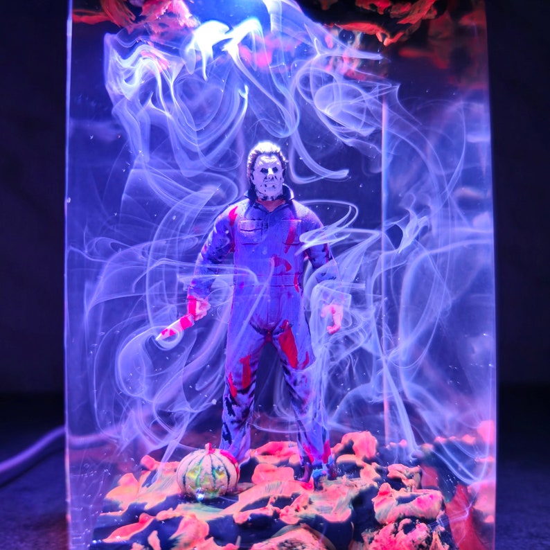 Michael Myers Resin Lamp