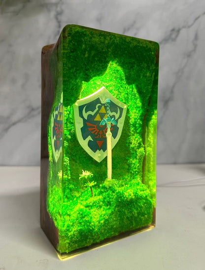 Hylian shield figure Resin Lamp