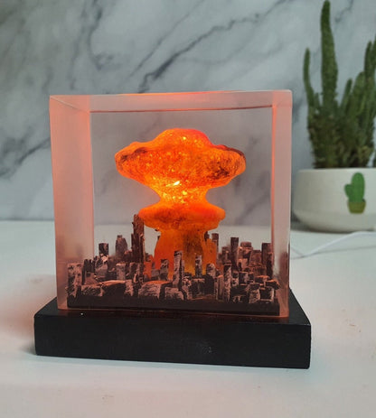 Nuclear Explosion Bomb Diorama