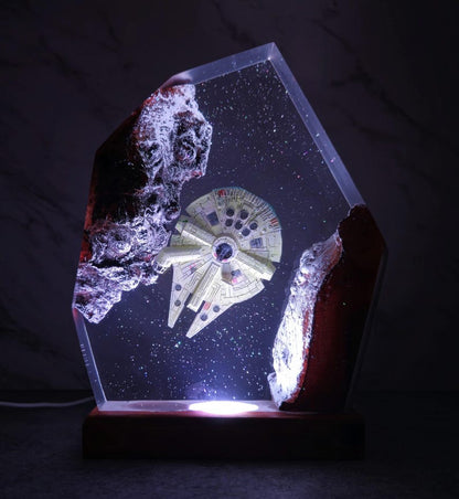 Falcon Resin Lamp