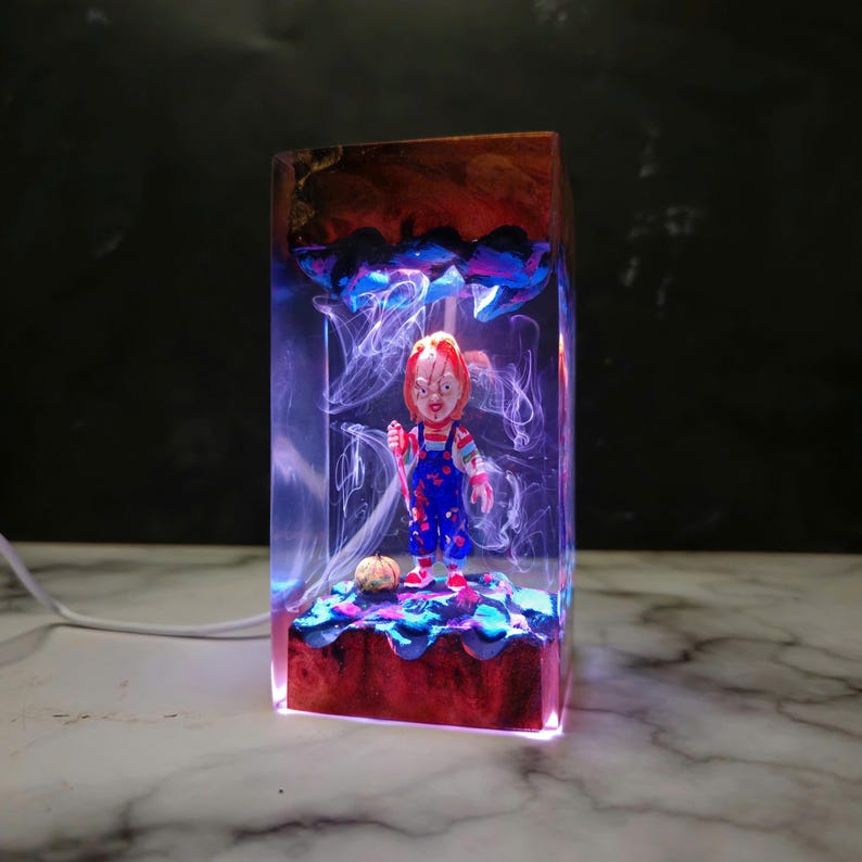 Chucky Resin Lamp