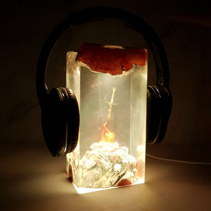 Resting place in Dark Souls Resin Lamp