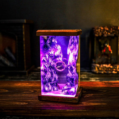 Power Ring Dark LOTR Resin Lamp