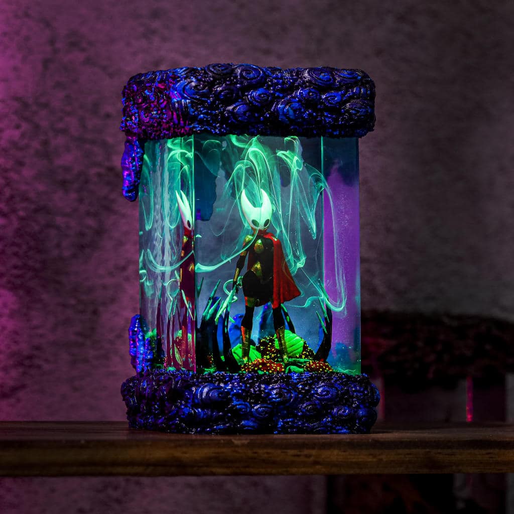 The Knight and Hornet Hollow Knight Resin Lamp