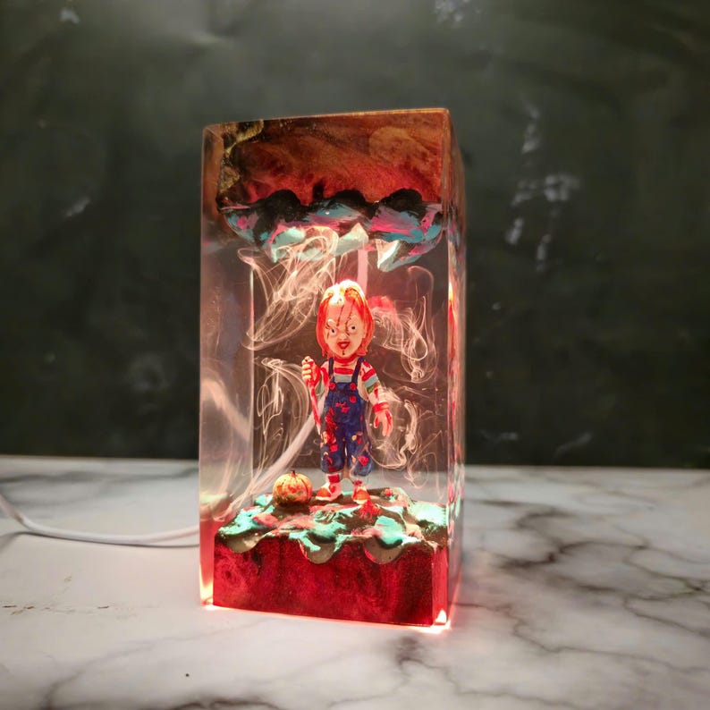 Chucky Resin Lamp