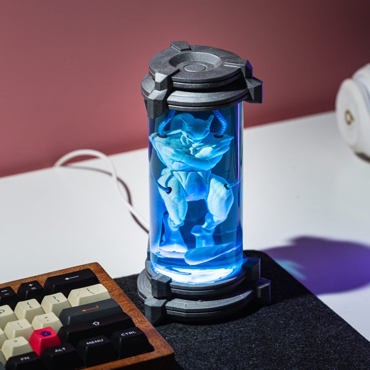 Powerful Mewtwo Resin Lamp