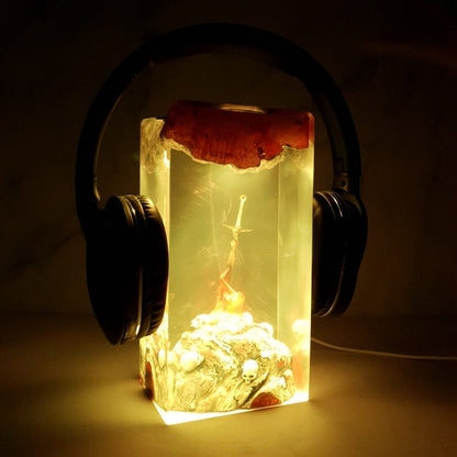 Resting place in Dark Souls Resin Lamp