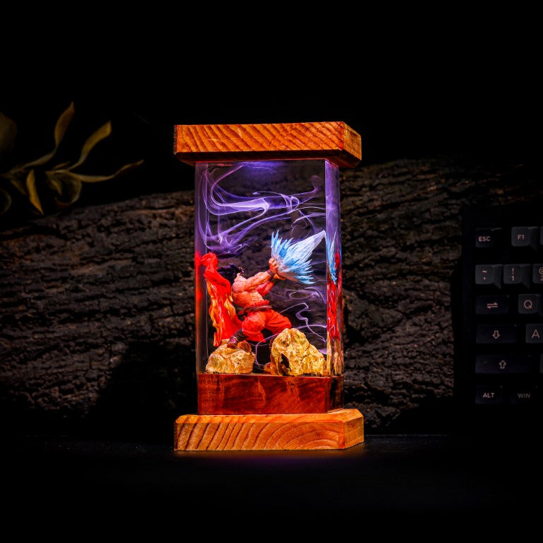 Dragon Ball Son Goku Epoxy Lamp