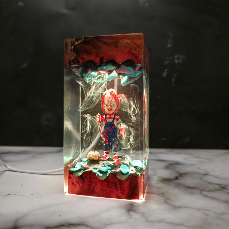 Chucky Resin Lamp