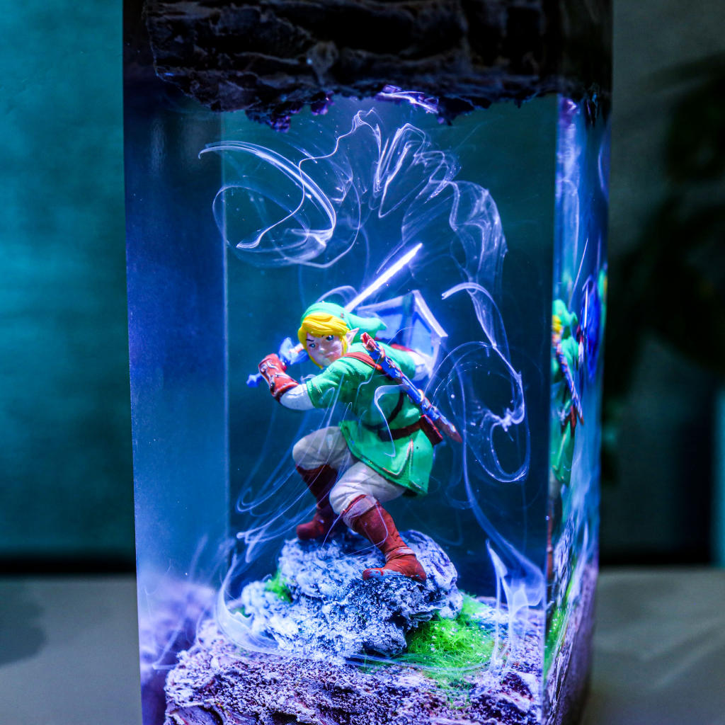 The Legend of Zelda Link Epoxy Lamp