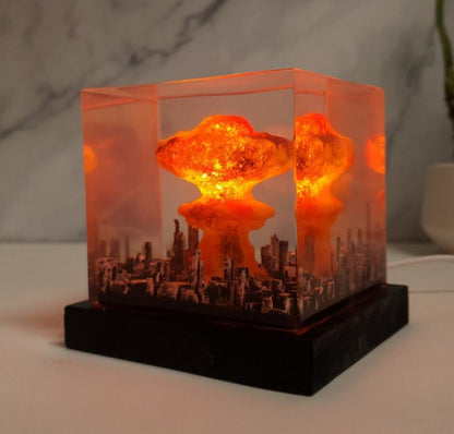 Nuke bomb fallout 4 Resin Lamp