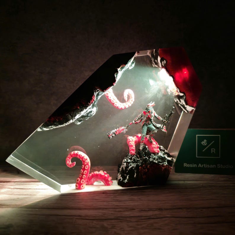 Bloodborne Resin Lamp 3