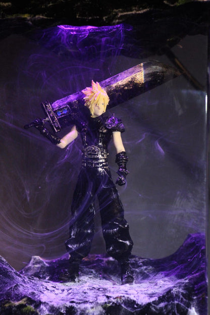 Cloud Strife Epoxy Resin Lamp