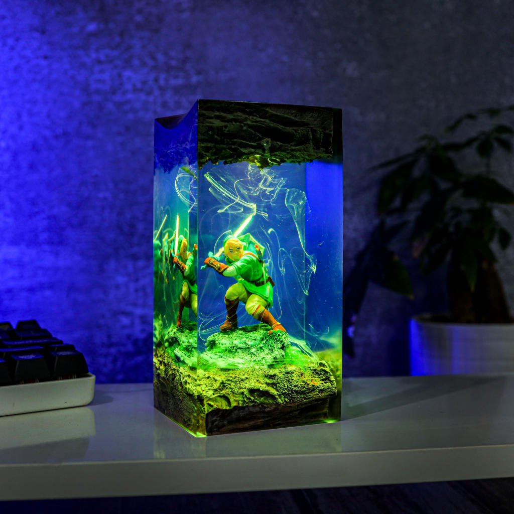 The Legend of Zelda Link Epoxy Lamp