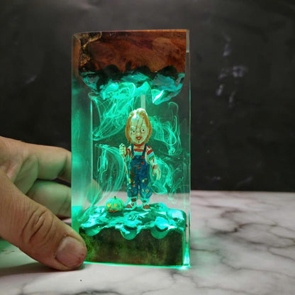 Chucky Resin Lamp