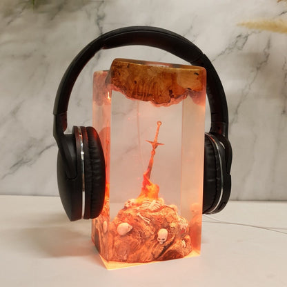 Resting place in Dark Souls Resin Lamp