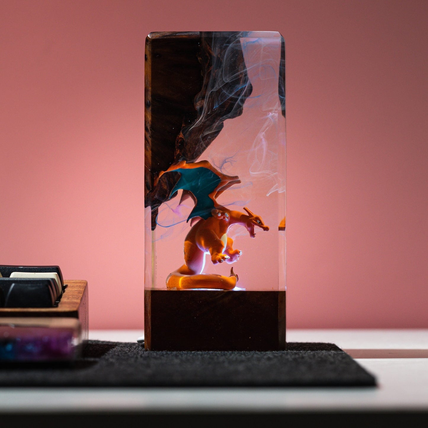 Fire Charizard Resin Lamp