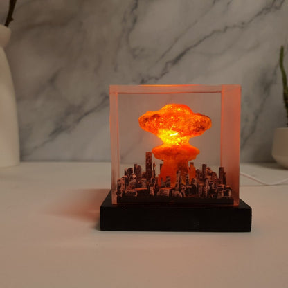 Explosion Bomb Resin Lamp