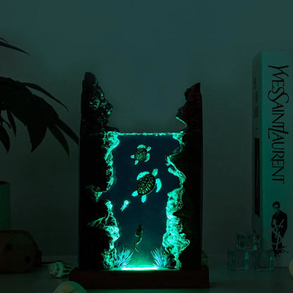 Sea Turtle Diver Night Light Ver 1