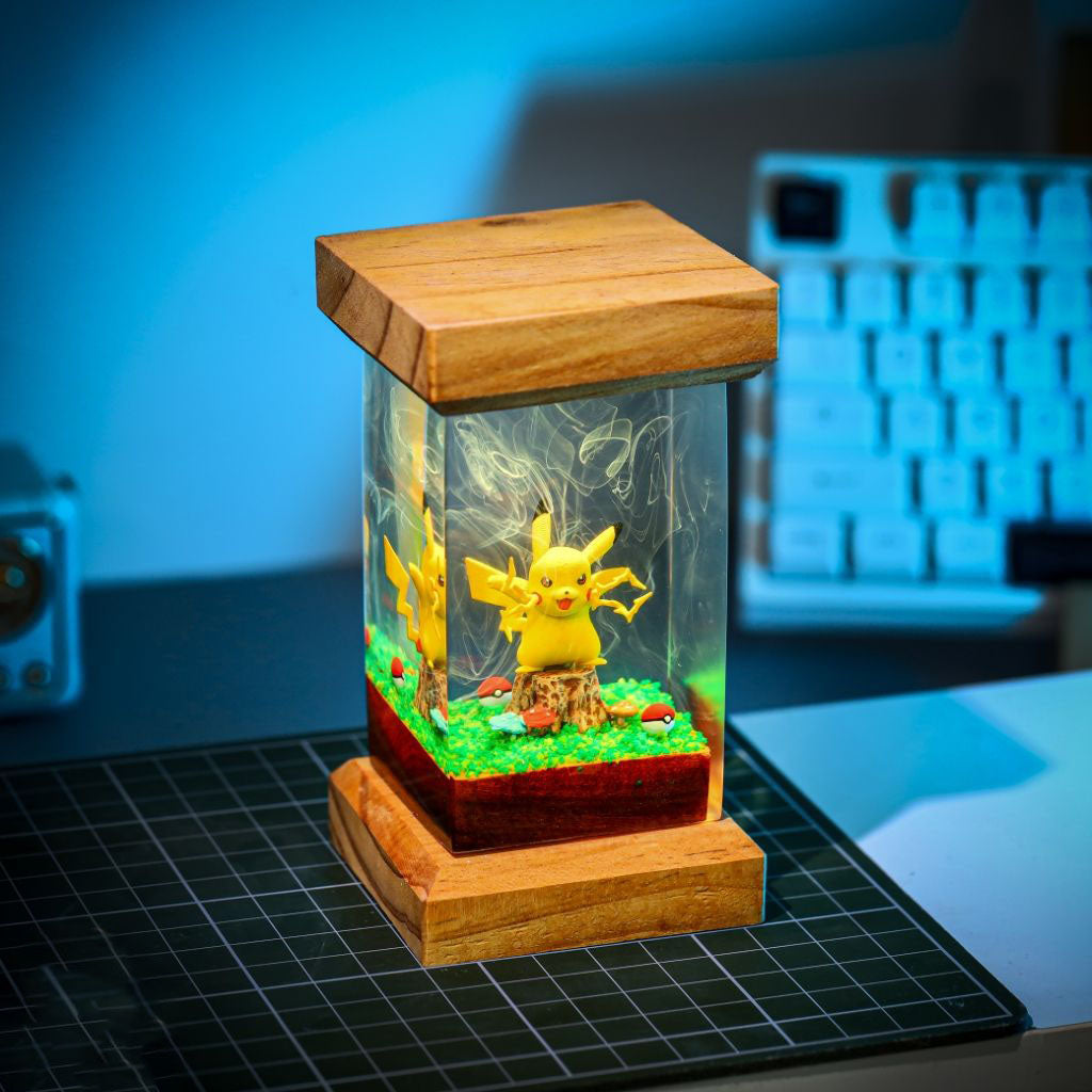 Pikachu Pokemon Resin Lamp Ver 2