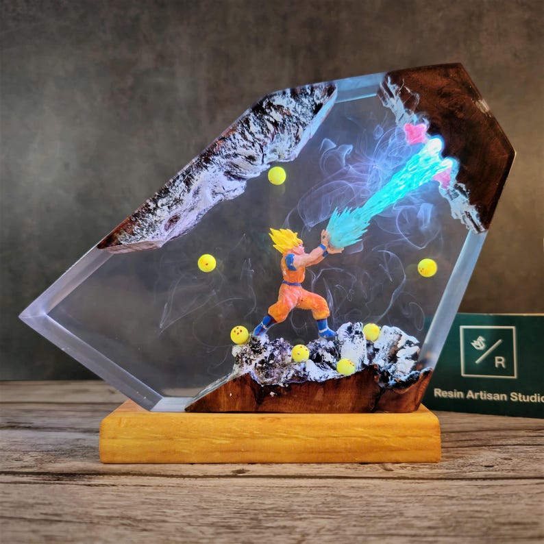 Goku Resin Lamp