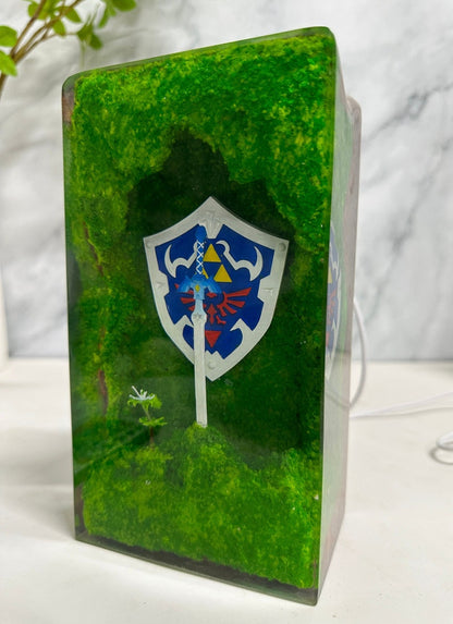 Hylian shield figure Resin Lamp