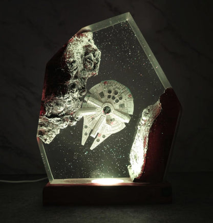 Falcon Resin Lamp