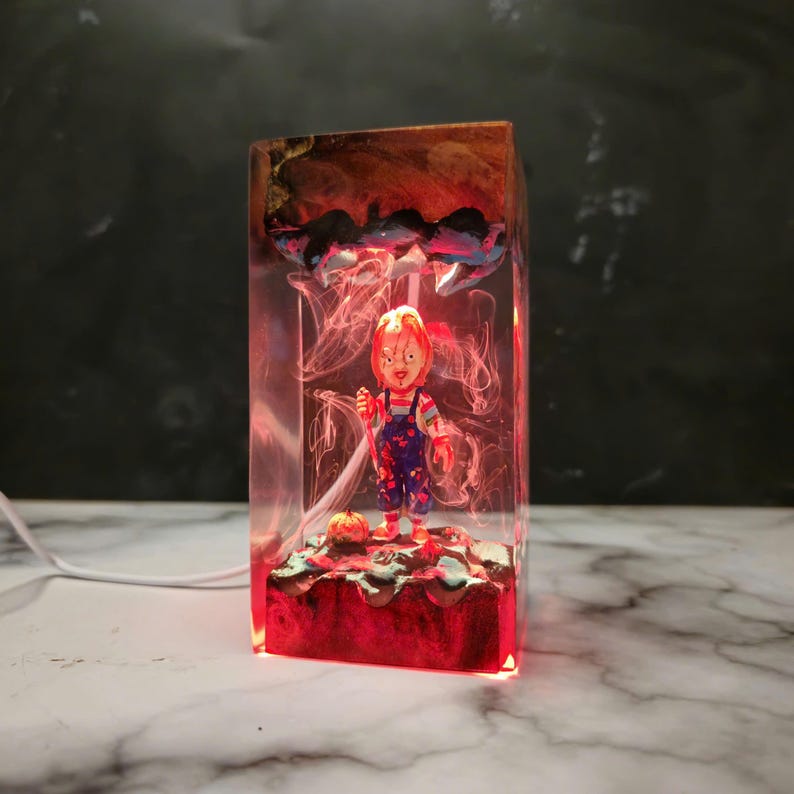 Chucky Resin Lamp