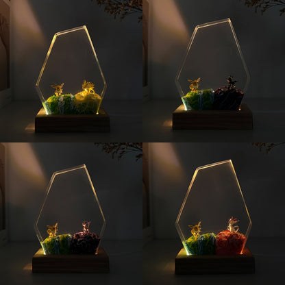 Evolution Pokemon Resin Epoxy Lamp, Night Light