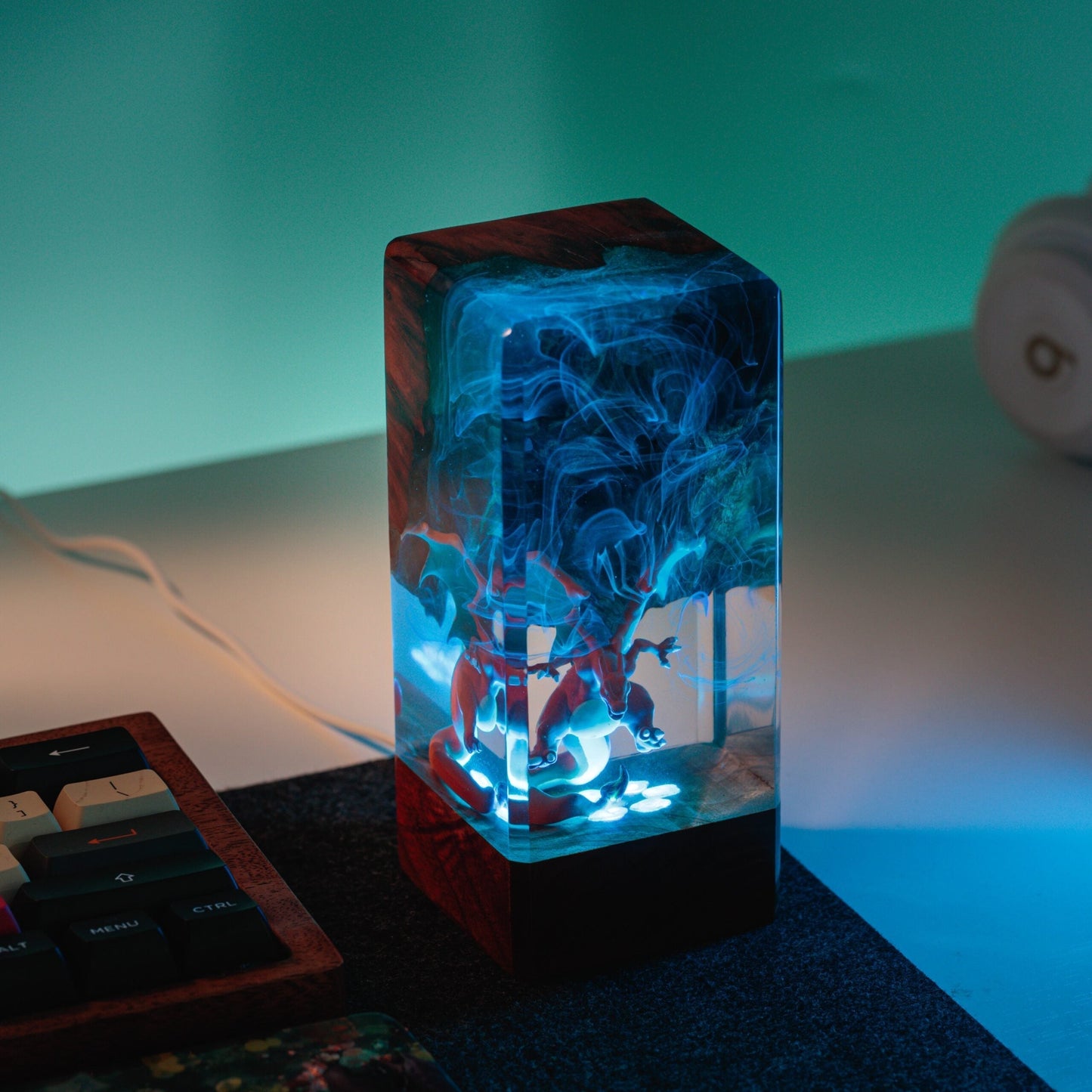 Fire Charizard Resin Lamp