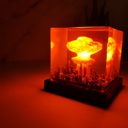 Explosion Bomb Resin Lamp