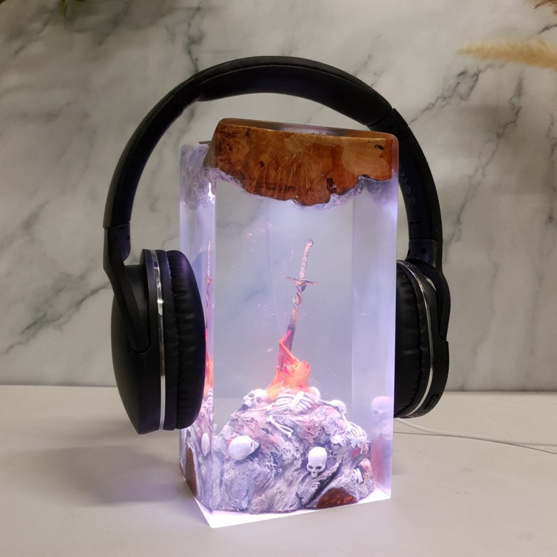 Resting place in Dark Souls Resin Lamp