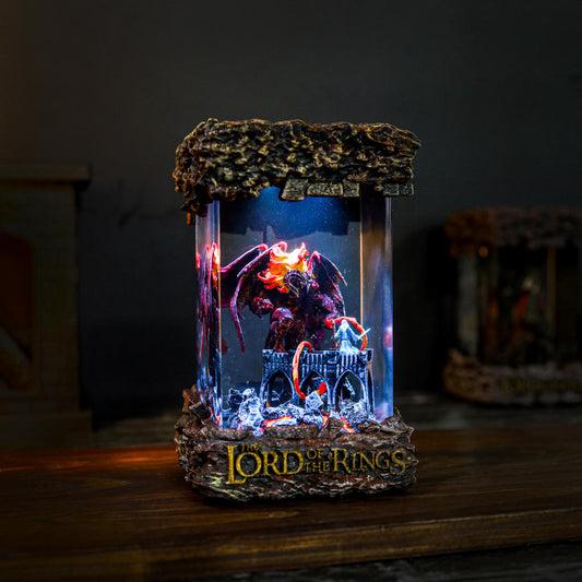 Lord of the Rings Gandalf Vs the Balrog Diorama Lamp