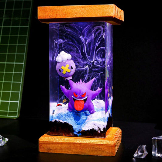 CREEPY GENGAR Pokemon Epoxy Lamp