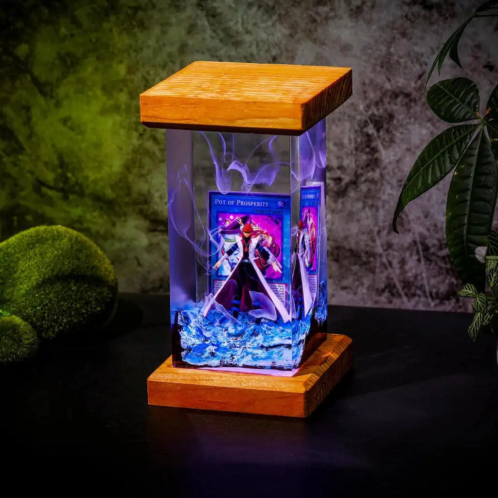 Kaiba Seto Yu Gi Oh Epoxy Resin Lamp