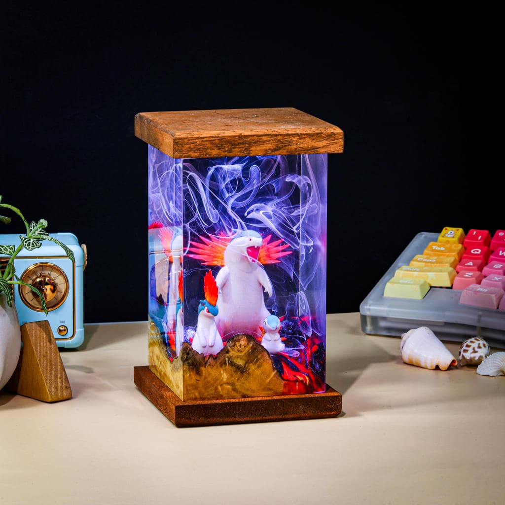 Cyndaquil Evolution Pokemon Lamp