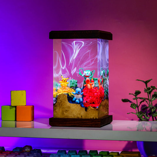 Pokemon Starter Resin Lamp