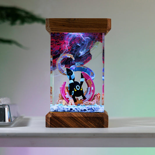 Umbreon Pokemon Resin Diorama Lamp 1