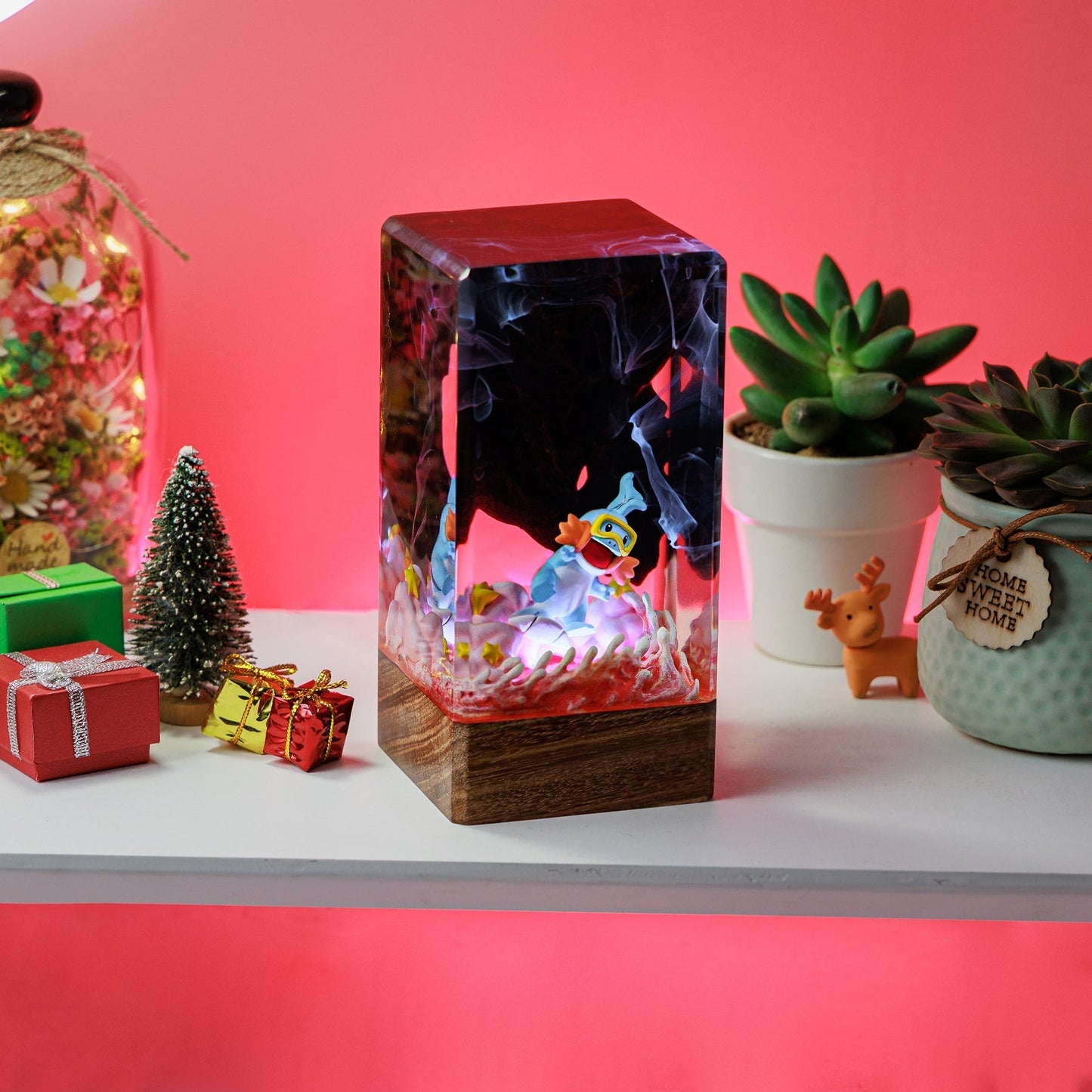 Mudpik Pokemon Resin Diorama Lamp